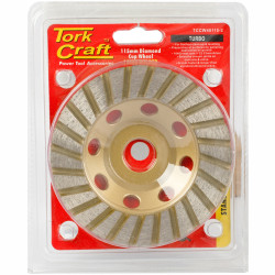 Dia. Cup Wheel 115mm X 22.23mm Turbo Laser Welded