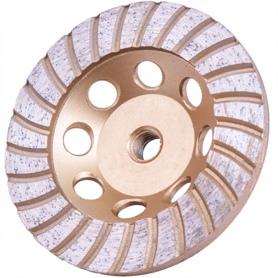 Dia. Cup Wheel 115mm X M14 Turbo Cold Pressed