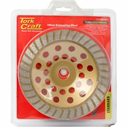 Dia. Cup Wheel 180 X 22.23mm Turbo Cold Pressed