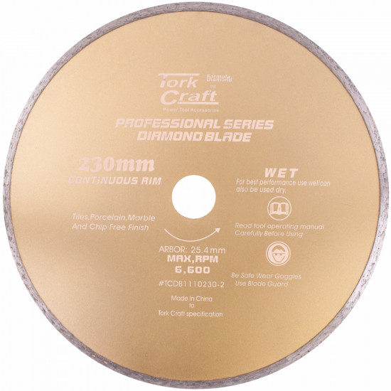 Diamond Blade 230mm X 22.22 Continues Rim Diamond Blade 230mm X 22.22 Continues Rim