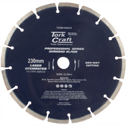 Diamond Blade 230mm Segmented Laser Industrial