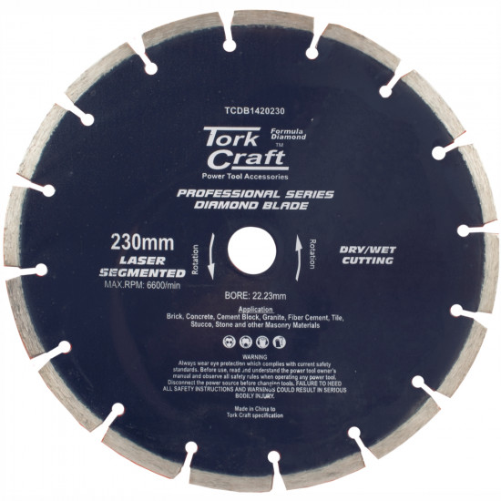 Diamond Blade 230mm Segmented Laser Industrial Diamond Blade 230mm Segmented Laser Industrial