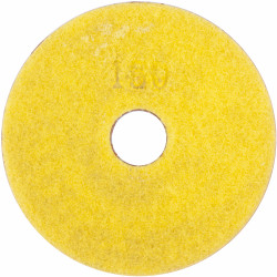 100mm Diamond Wet Polishing Pad 150 Grit Yellow