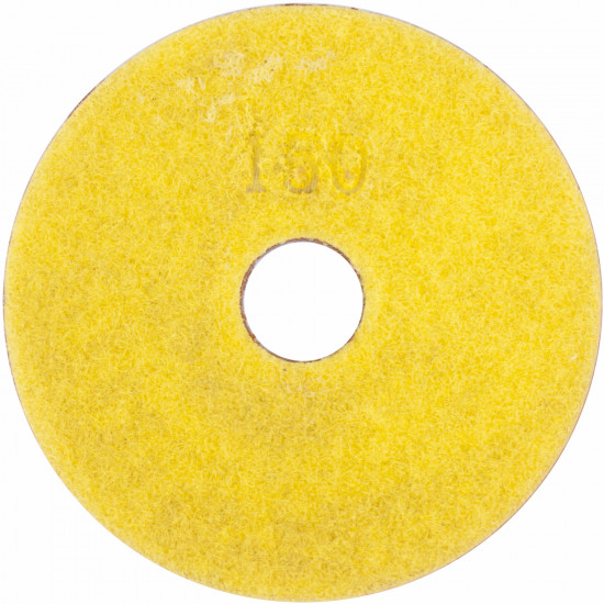 100mm Diamond Wet Polishing Pad 150 Grit Yellow 100mm Diamond Wet Polishing Pad 150 Grit Yellow