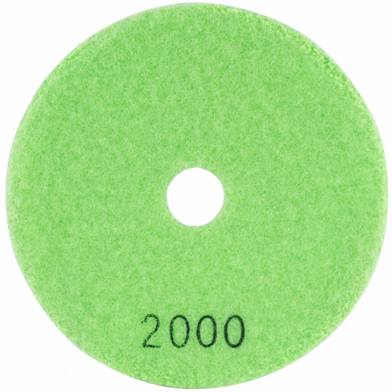 100mm Diamond Wet Polishing Pad 2000 Grit Lime Green 100mm Diamond Wet Polishing Pad 2000 Grit Lime Green