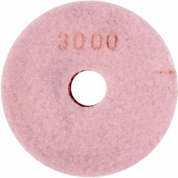 100mm Diamond Wet Polishing Pad 3000 Grit Pink
