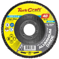 Flap Disc 115mm 15 Deg.angle 40grit A/o