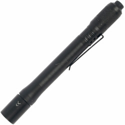 Torch Led Alum Focus Adj 100lm Blk Use 2 X Aaa Bat 2 Mode Flash Light