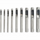 Hollow Punch Set 9pc 2.5-10mm Carb. Steel Hollow Punch Set 9pc 2.5-10mm Carb. Steel
