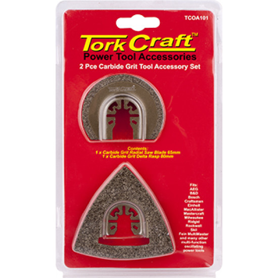 Quick Change Oscillating Carbide Grit Accessory Kit 2pc Quick Change Oscillating Carbide Grit Accessory Kit 2pc