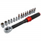 Torque Wrench 1/4' Sockets & Bit Set 16pc Torque Wrench 1/4' Sockets & Bit Set 16pc
