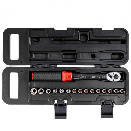 Torque Wrench 1/4' Sockets & Bit Set 16pc Torque Wrench 1/4' Sockets & Bit Set 16pc
