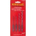 Hex Shank Drill Bit 4 Pce Set 2.5mm 3mm 4mm 5mm